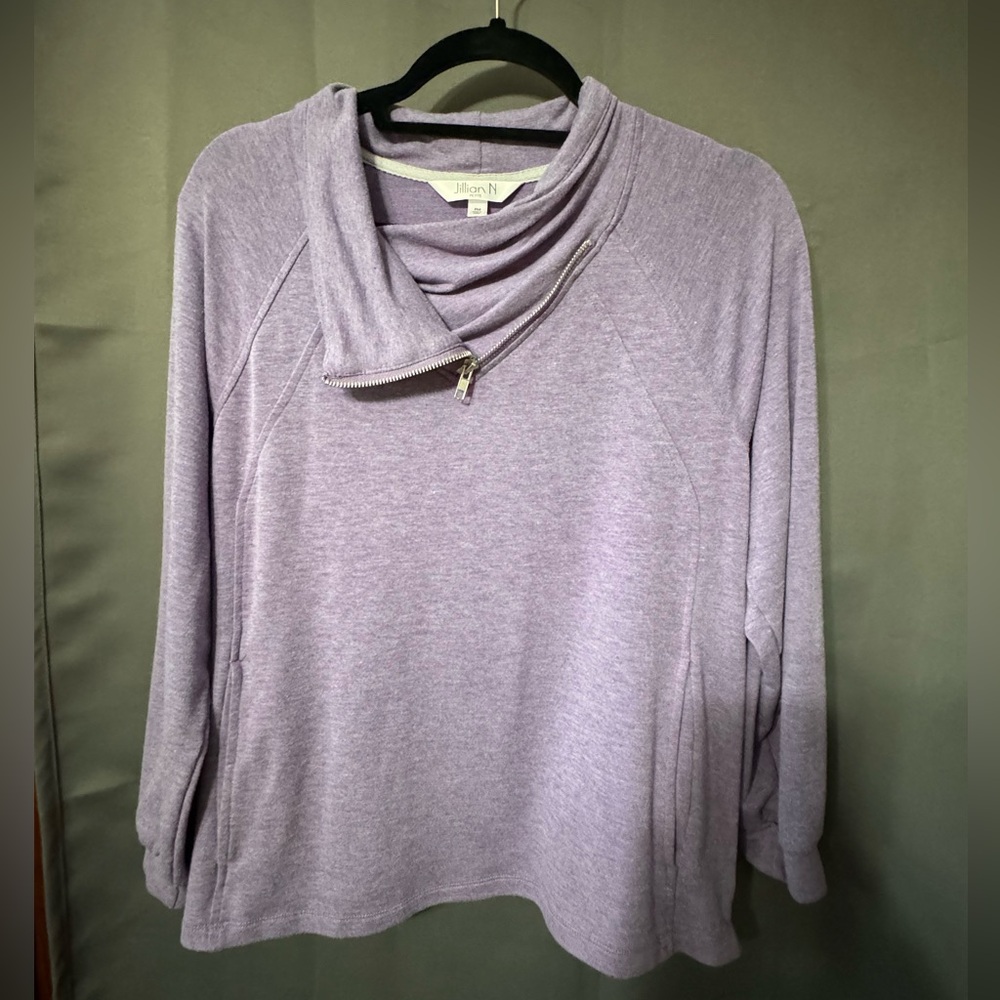 Jillian N sweater petite Medium light pink